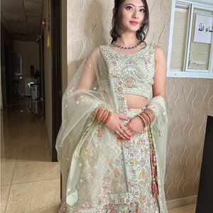 Embroidered Lehenga Choli with Dupatta